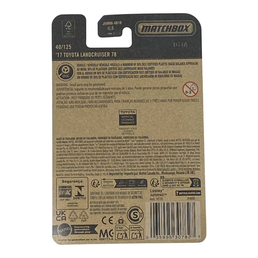 Matchbox '17 Toyota Landcruiser 78 | 2026 Matchbox Series 40/125