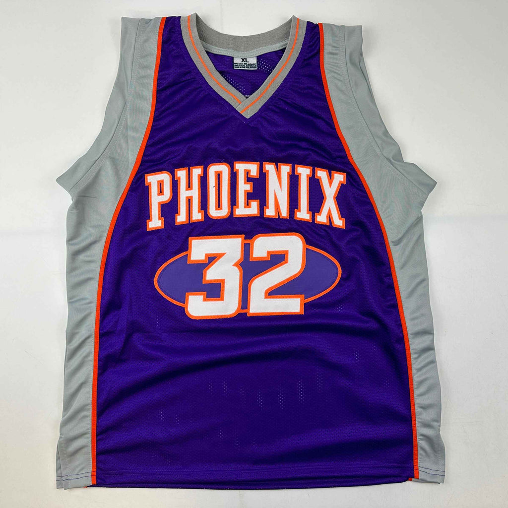 Autographed/Signed Jason Kidd Phoenix Purple Basketball Jersey Beckett BAS COA