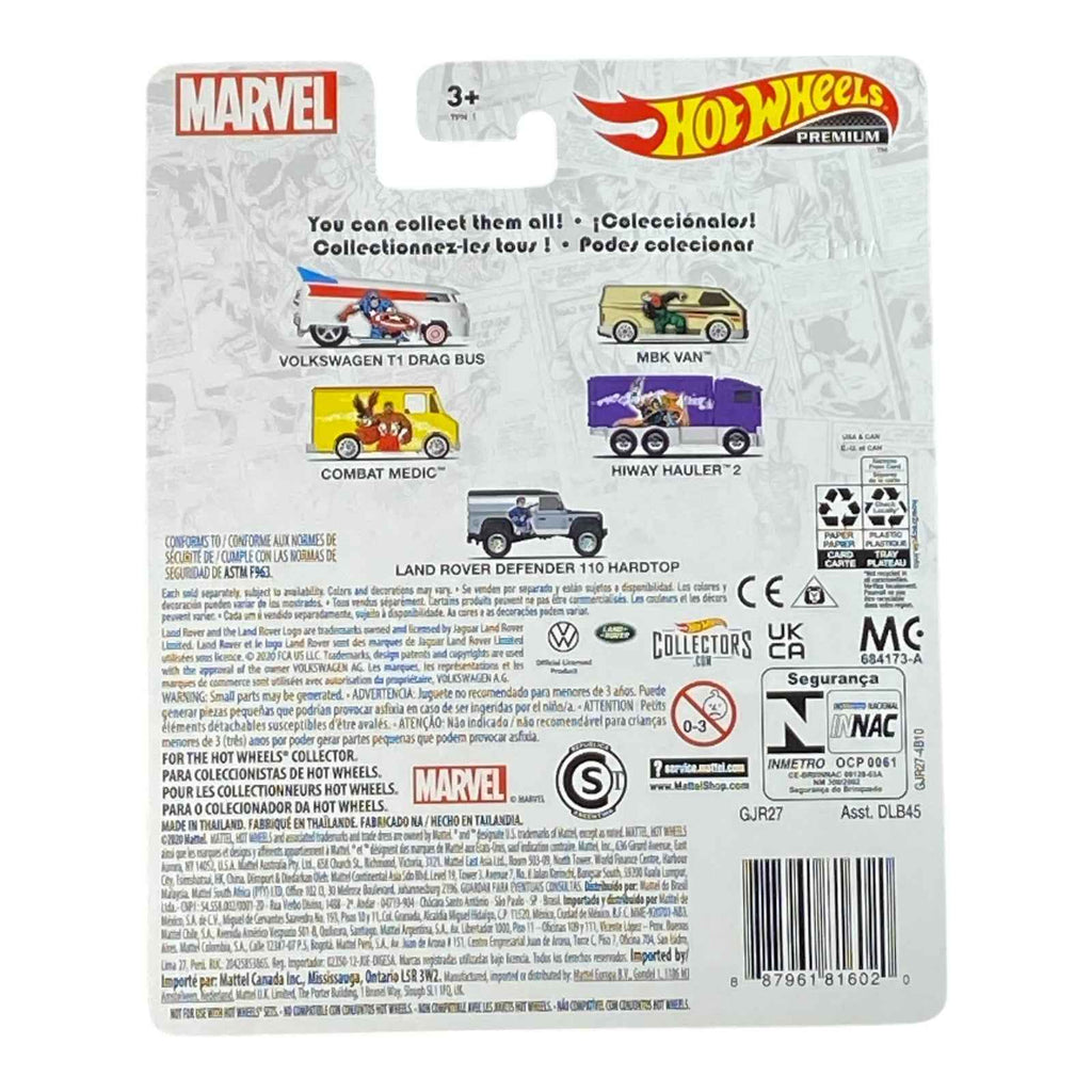 Hot Wheels Land Rover Defender 110 Hard Top - Premium Mavel Series 5/5