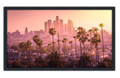 Professionally Framed Los Angeles California Skyline High-Resolution Panoramic Photo 12x22 Wall Art