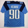 Autographed/Signed Jevon Kearse Tennessee Powder Blue Football Jersey JSA COA