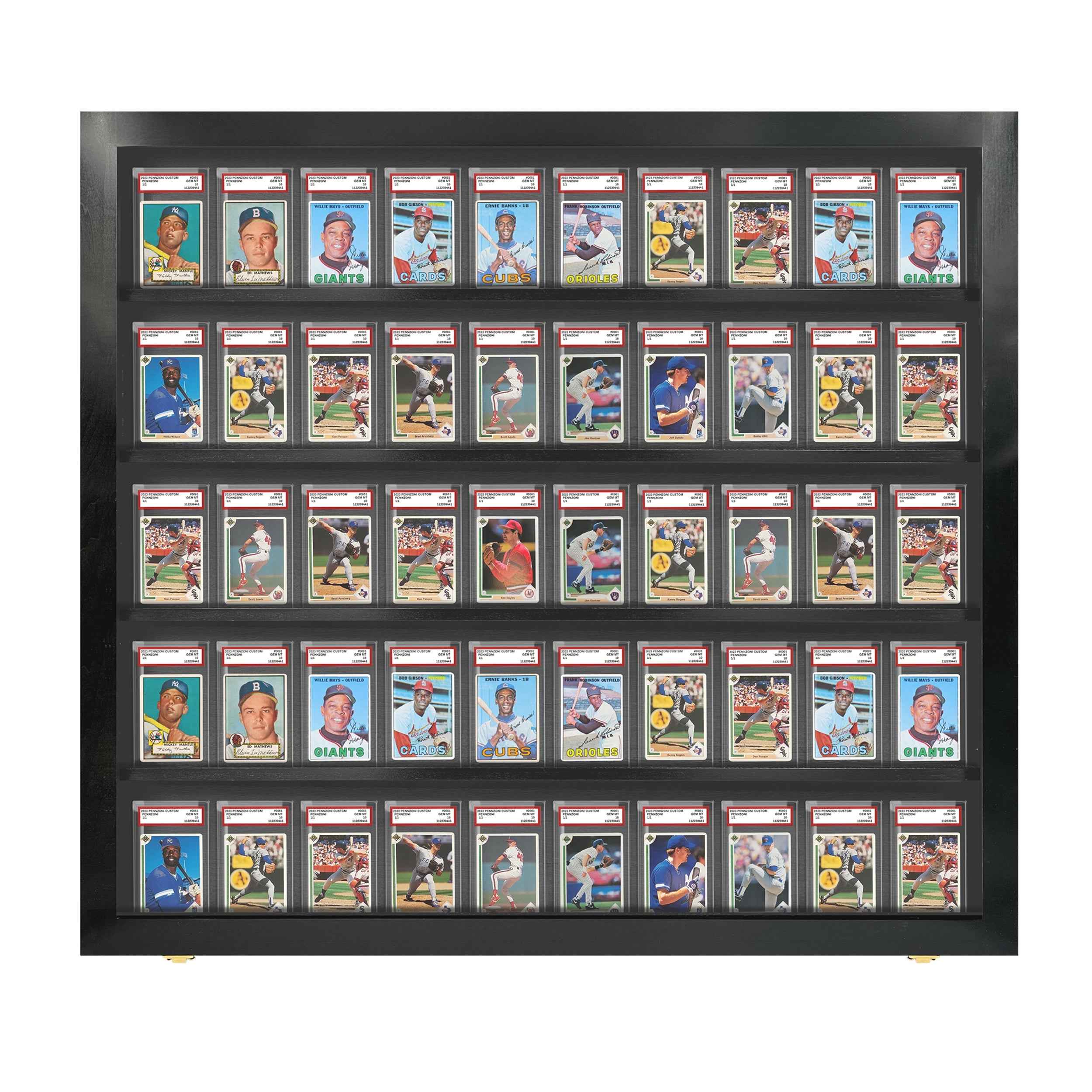 50 Graded PSA - Card Display