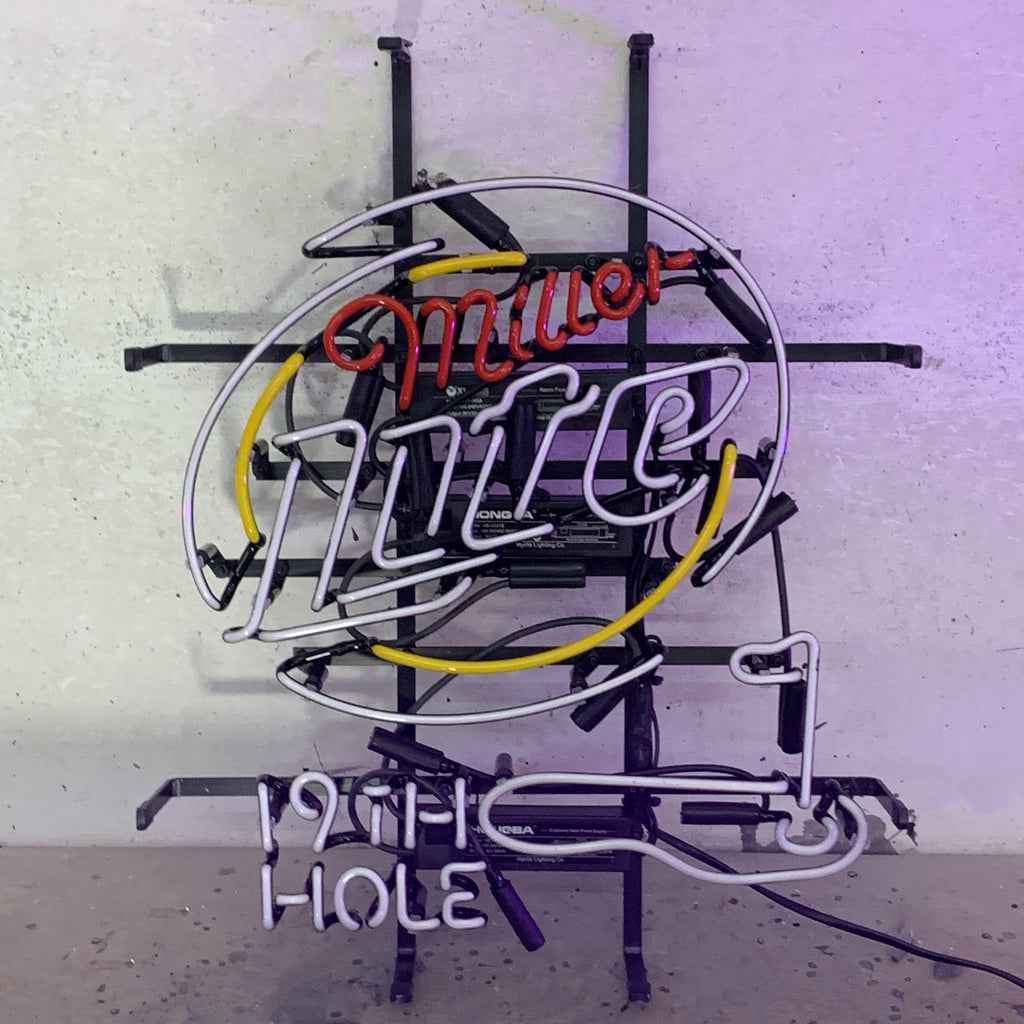 Miller Lite 19th Hole Golf Neon Signs Light