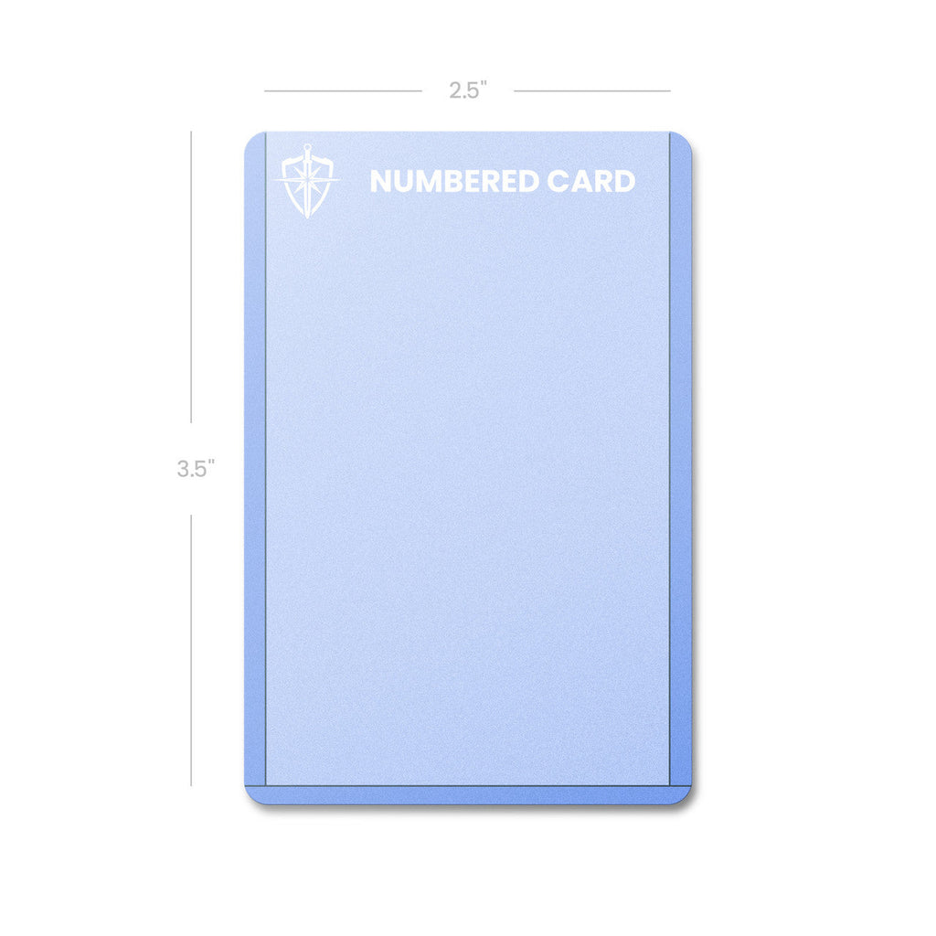 Sports Toploader - Numbered Card - 35pt