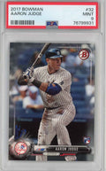 Graded 2017 Topps Bowman Aaron Judge #32 Rookie Debut RC Baseball Card PSA 9 Mint