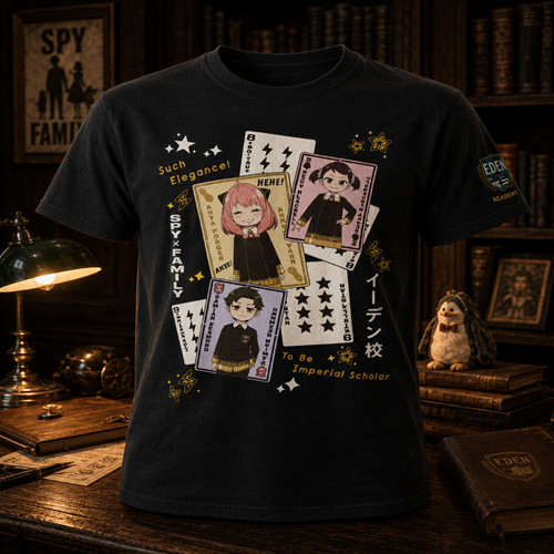 Spy X Family Eden's Students Cards T-Shirt