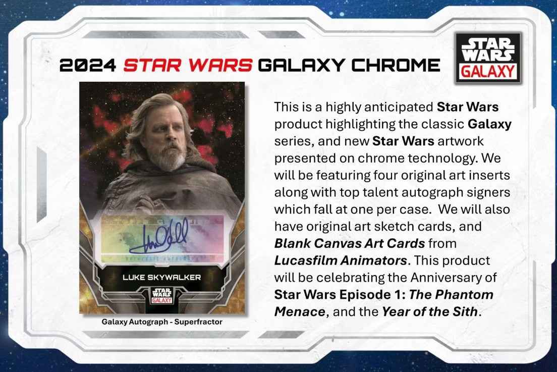 Star Wars Chrome Galaxy Hobby Box (Topps 2024)