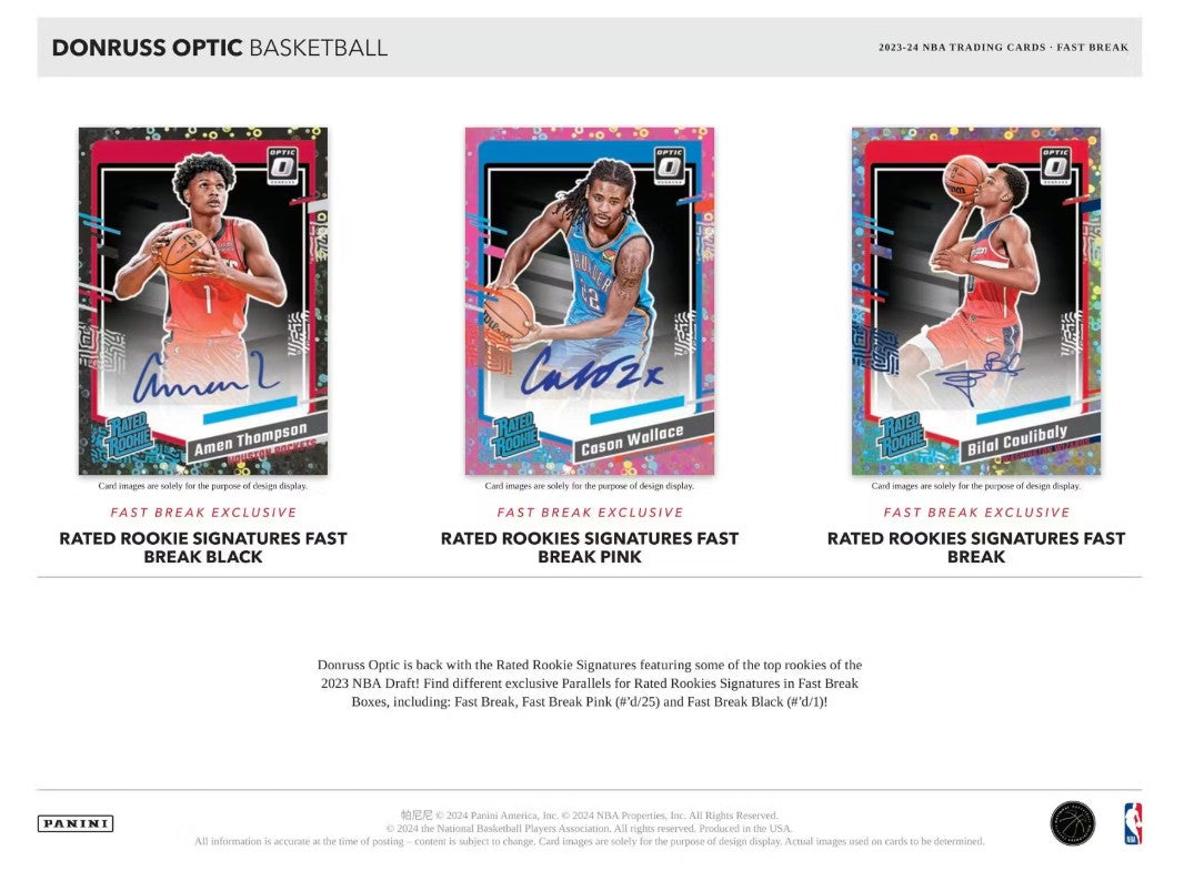 2023/24 Panini Donruss Optic Basketball Fast Break Box
