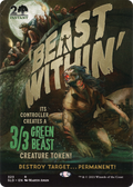 Beast Within (SLD-323) - Secret Lair Drop (Borderless)