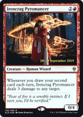 Irencrag Pyromancer (PRE-128S) - Throne of Eldraine Promos Foil