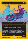 Demonic Junker (DFT-524) - Aetherdrift (Borderless) Foil