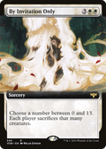 By Invitation Only (VOW-346) - Innistrad: Crimson Vow: (Extended Art) Foil