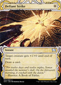 Defiant Strike (STA-003) - Strixhaven Mystical Archive: (Showcase) (Borderless)