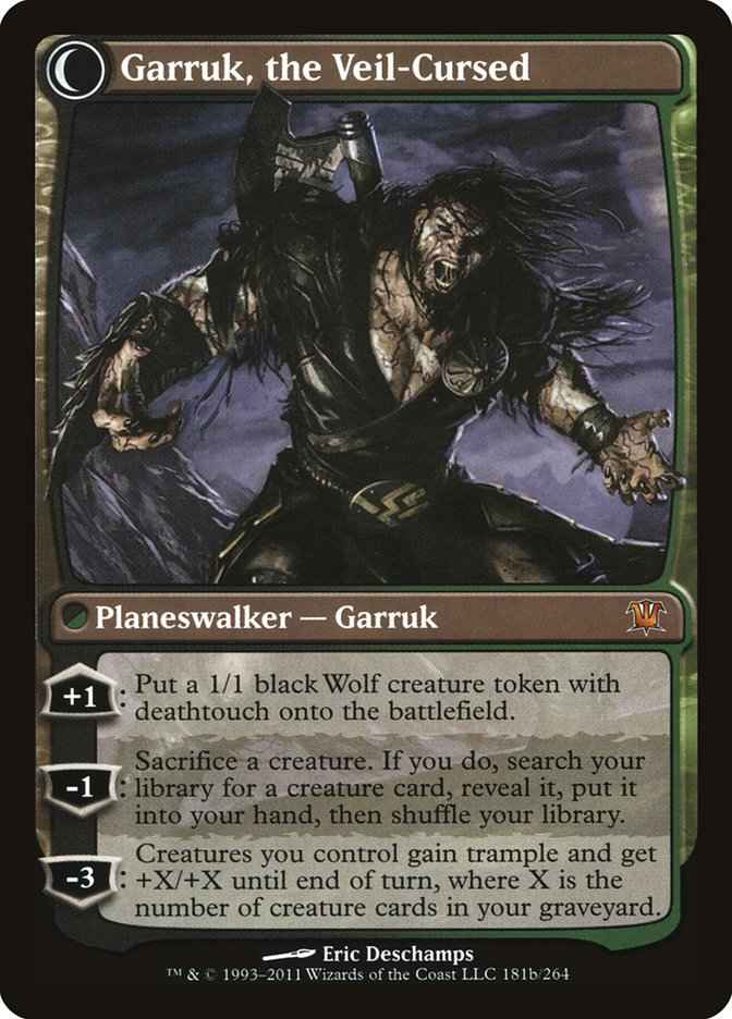 Garruk Relentless // Garruk, the Veil-Cursed (ISD-181) - Innistrad: (Double Faced Transform)