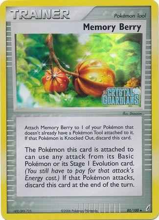 Memory Berry (80/100) (Stamped) [EX: Crystal Guardians]