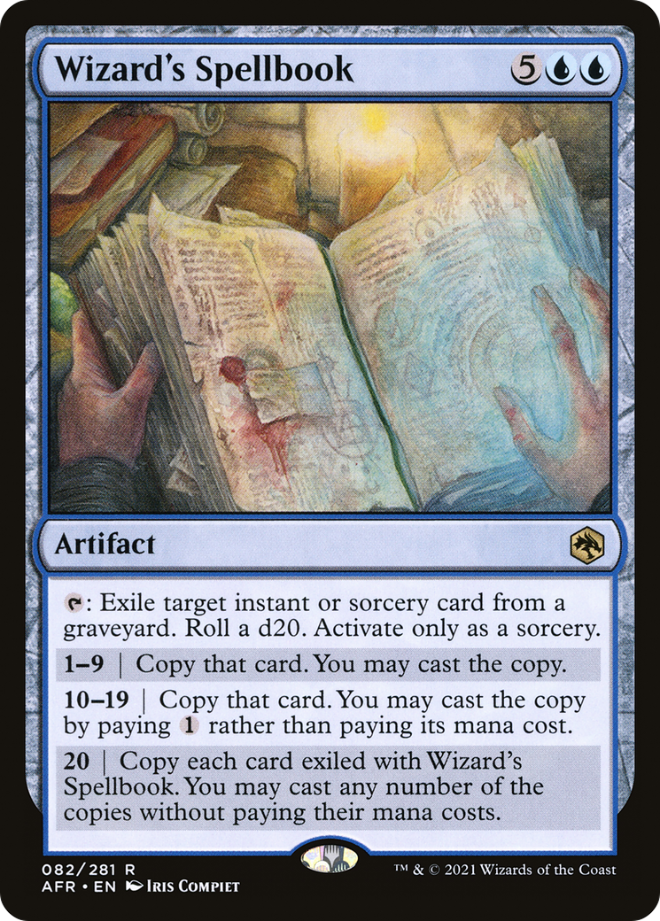 Wizard's Spellbook (AFR-082) - Adventures in the Forgotten Realms Foil