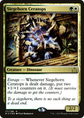 Siegehorn Ceratops (PRE-171S) - Rivals of Ixalan Promos Foil