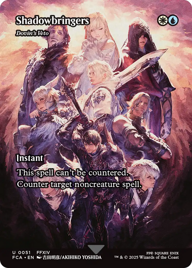 Dovin's Veto (FCA-051) - FINAL FANTASY: Through the Ages / Shadowbringers (Borderless) Foil