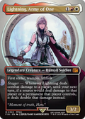 Lightning, Army of One (FIN-320) - FINAL FANTASY (Borderless)