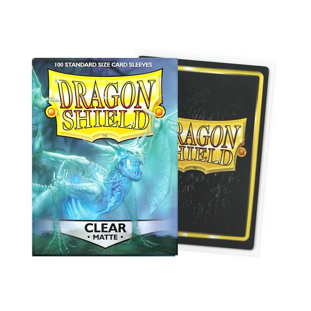 Clear - Matte Sleeves - Standard Size  Clear - Matte Sleeves - Standard Size