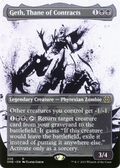 Geth, Thane of Contracts (ONE-306) - Phyrexia: All Will Be One: (Showcase) (Borderless)
