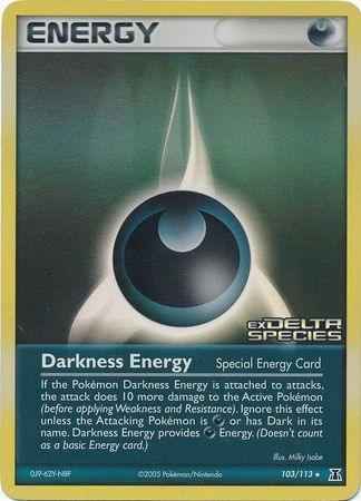 Darkness Energy (103/113) (Stamped) [EX: Delta Species]