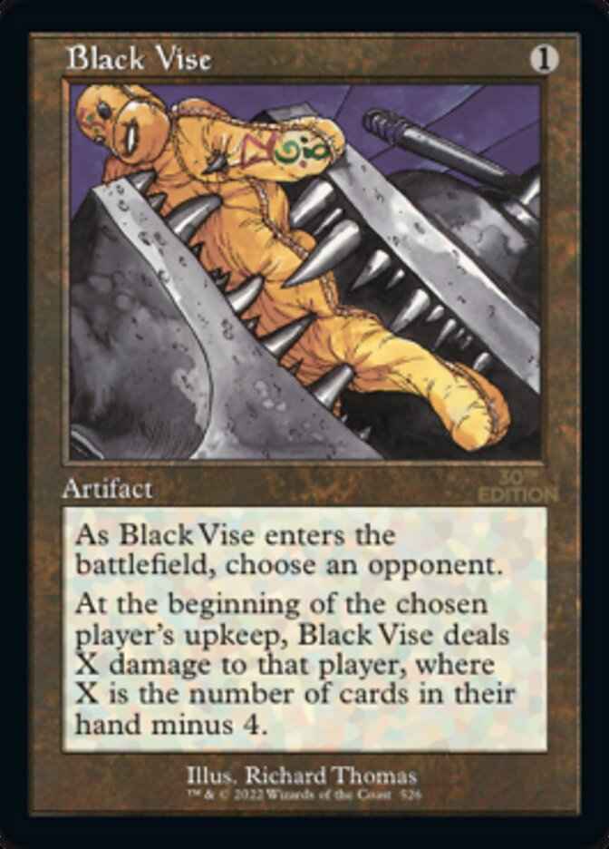 Black Vise (Retro Frame) (30A-526) - 30th Anniversary Edition