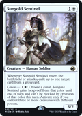 Sungold Sentinel (PRE-37S) - Innistrad: Midnight Hunt Promos Foil