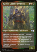 Radha, Coalition Warlord (Foil Etched) (MUL-120) - Multiverse Legends Foil