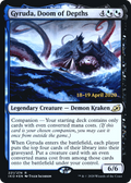 Gyruda, Doom of Depths (PRE-221S) - Ikoria: Lair of Behemoths Promos: (companion) Foil