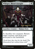 Whisper, Blood Liturgist (PRE-111S) - Dominaria Promos Foil
