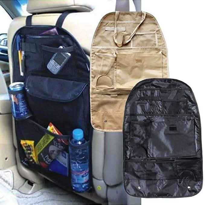 Car Back Seat Hanging Organizer with Cup Holder