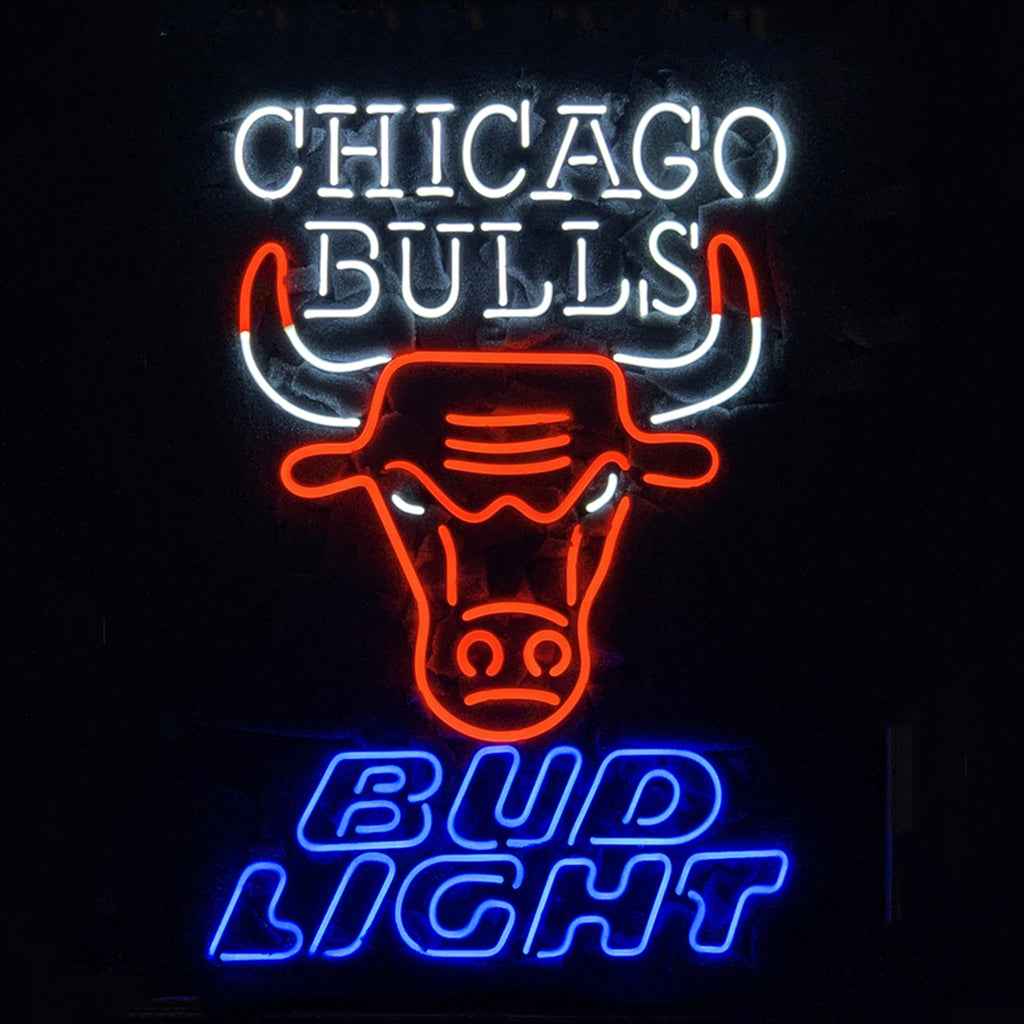 Chicago Bulls Bud Light Neon Sign Light