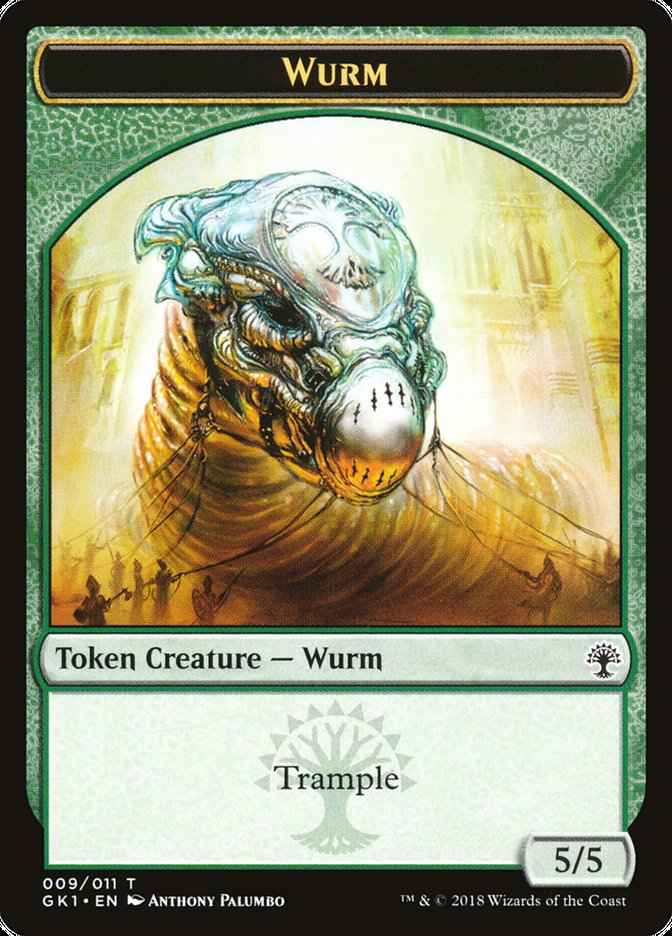 Wurm // Saproling (GR1-009) - GRN Guild Kit Tokens
