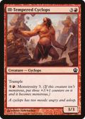 Ill-Tempered Cyclops (THS-125) - Theros Foil