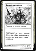 Baneslayer Aspirant (CMB1-) - Mystery Booster Playtest Cards 2019