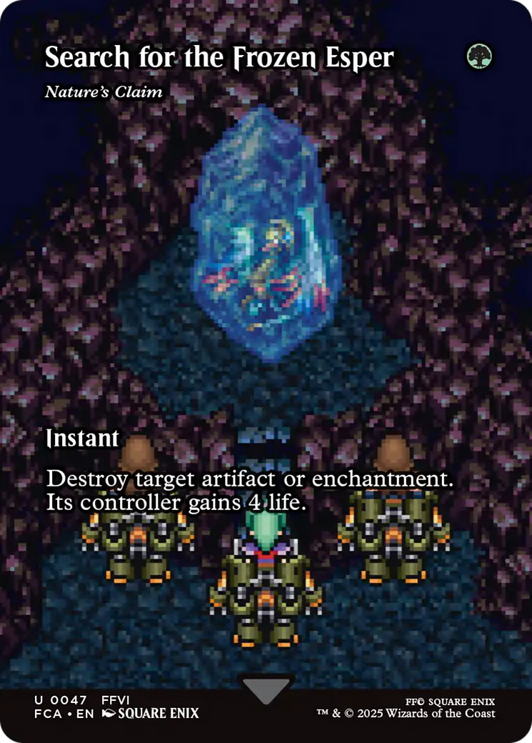 Search for the Frozen Esper - Nature's Claim (Showcase) (FCA-047) - FINAL FANTASY: Through the Ages / Search for the Frozen Esper (Borderless)