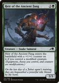 Heir of the Ancient Fang (NEO-191) - Kamigawa: Neon Dynasty Foil