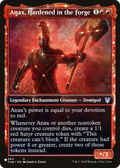 Anax, Hardened in the Forge (LIST-THB-264) - The List: (enchantment, Showcase)