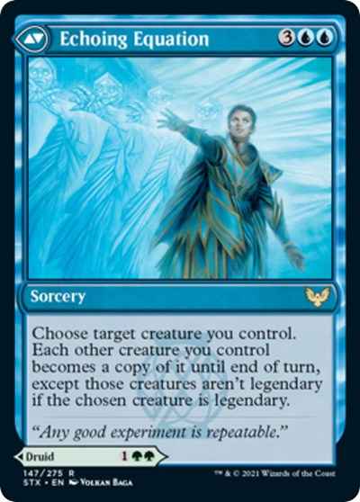Augmenter Pugilist // Echoing Equation (PRE-147S) - Strixhaven: School of Mages Promos Foil