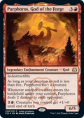 Purphoros, God of the Forge (JDG-008) - Judge Gift Cards 2022: (enchantment) Foil