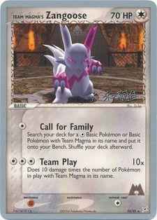 Team Magma's Zangoose (23/95) (Magma Spirit - Tsuguyoshi Yamato) [World Championships 2004]