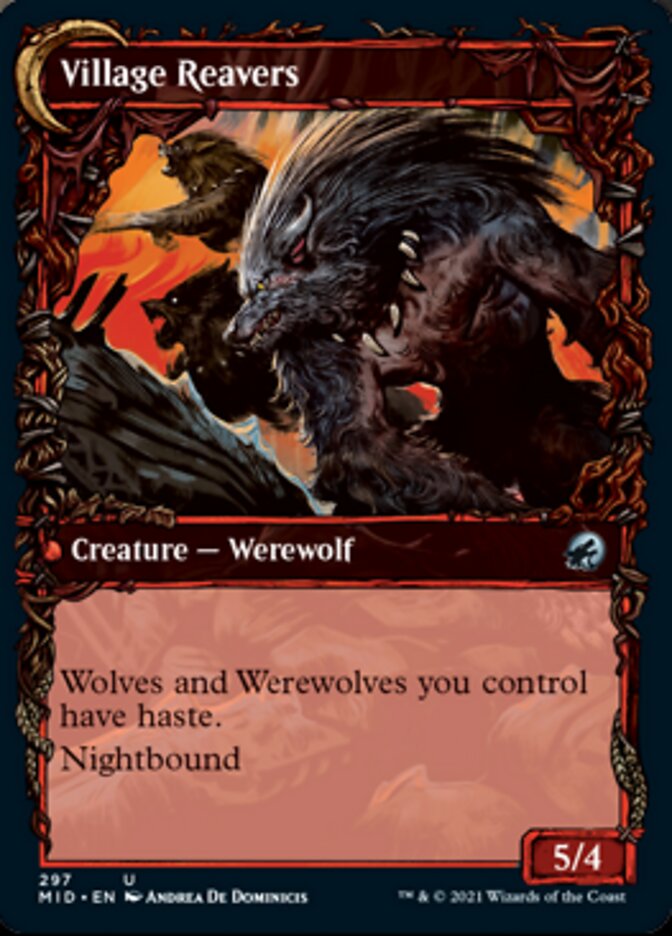 Village Watch // Village Reavers (MID-297) - Innistrad: Midnight Hunt: (Showcase, Double Faced Transform)