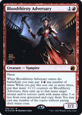 Bloodthirsty Adversary (PRE-129S) - Innistrad: Midnight Hunt Promos Foil