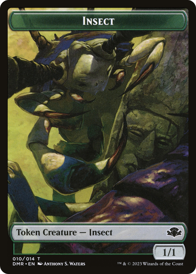 Insect Token (DMR-010) - Dominaria Remastered Tokens