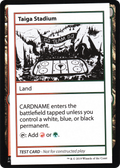 Taiga Stadium (CMB1-120) - Mystery Booster Playtest Cards 2021