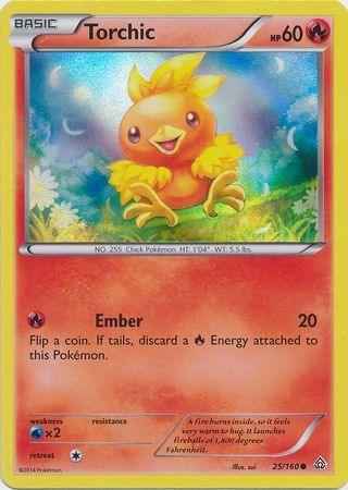 Torchic (25/160) (Sheen Holo) [XY: Primal Clash]
