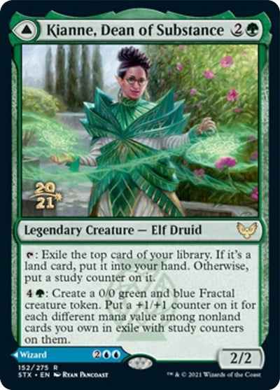 Kianne, Dean of Substance // Imbraham, Dean of Theory (PRE-152S) - Strixhaven: School of Mages Promos Foil