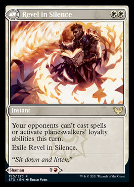 Flamescroll Celebrant // Revel in Silence (STX-150) - Strixhaven: School of Mages