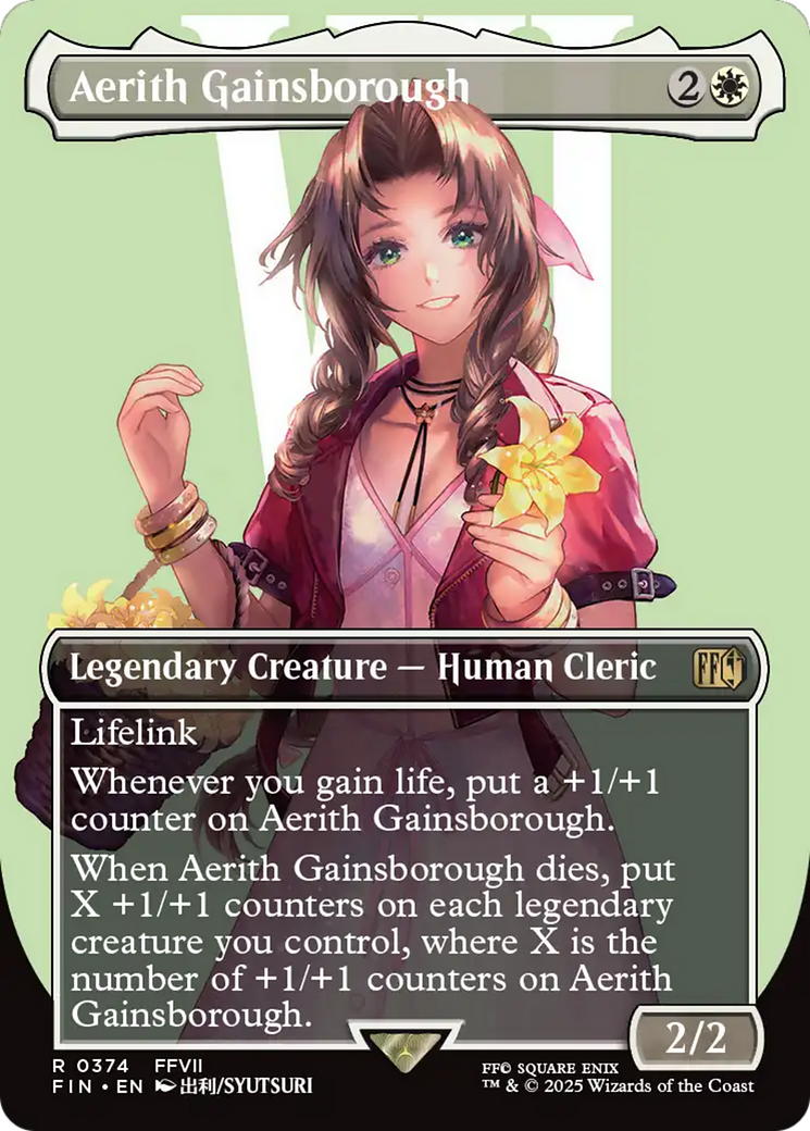 Aerith Gainsborough (FIN-374) - FINAL FANTASY (Borderless)